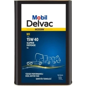 Delvac MX 15W-40 Teneke 18 Litre Motor Yağı ( Üretim Yılı: 2022 )
