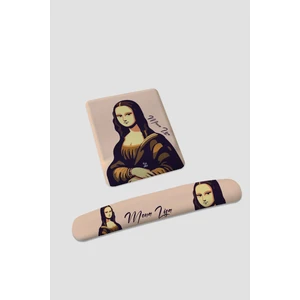 Mona Lisa Bilek Destekli Mousepad ve Klavyepad