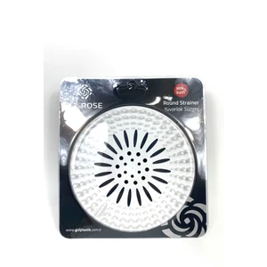 Lavabo Süzgeci Vantuzlu Silikon Kaymaz Kolay Temizlenir