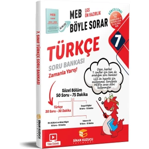 Sinan Kuzucu Yayınları 7. Sınıf Türkçe Soru Bankası