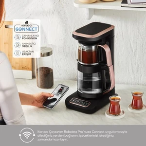 Yeni Çaysever Robotea Connect Wifi Bağlantılı Premium Cam Çay Makinesi Su Isıtıcı Filtre Kahve Makinesi