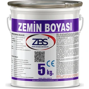 Zemin Boyası 5 kg Açık Gri RAL-7035