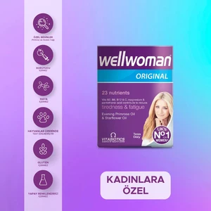 Original Omega - 6, Beta Karoten İçeren Kadınlara Özel Takviye Edici Gıda 60 Tablet