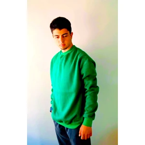 Oversize Fit Bisiklet Yaka Basic Sweatshirt