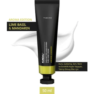 Besleyici El Kremi KUNDAL Shea Butter&Macadamia Pure Hand Cream Aroma Edition (Lime Basil &Mandarin)