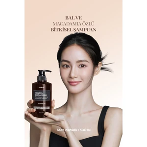 Kırılma Karşıtı Besleyici Bakım Şampuanı KUNDAL Honey & Macadamia Nature Shampoo 500ml Baby Powder