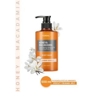 Ph Dengeleyici ve Arındırıcı Vücut Yıkama Jeli KUNDAL Honey&Macadamia Pure Body Wash (Amber Vanilla)