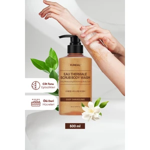Peeling Etkili, Tanecikli Vücut Yıkama Jeli KUNDAL Eau Thermale Scrub Body Wash (Cozy Darjeeling)