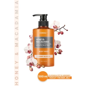 Ph Dengeleyici ve Arındırıcı Vücut Yıkama Jeli KUNDAL Honey&Macadamia Pure Body Wash(Cherry Blossom)