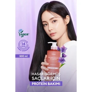 Yoğun Onarıcı ve Isı Koruyucu Bakım Şampuanı KUNDAL Protein Bonding Shampoo 500ml Leather Iris