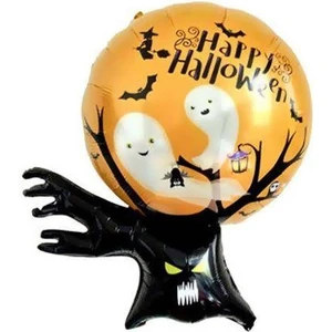 Parti Dükkanım Happy Halloween Cadılar Bayramı Ağaçlı Folyo Balon 95X66 cm