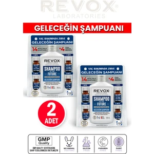 Bitkisel Şampuan ve Aktif Özlü 4 Adet Özel Destek Serumu Saç Bakım Seti Geleceğin Şampuanı 2 Adet