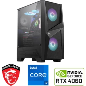 DDR5 GAMİNG PC / 8 GB RTX4060 / i7 14700KF (i7 14.NESİL) / 32 GB DDR5 6000 MHZ RAM / 1 TB M.2 SSD / SIVI SOĞUTMALI / WİN11 PRO