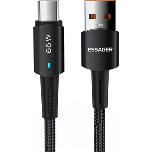 0.5 M Örgülü Tasarım USB C Tipi Kablo 6A Hızlı Şarj 480 Mbps Iletim Kablosu Tablet Dizüstü Akıllı Telefon Için (Yurt Dışından)