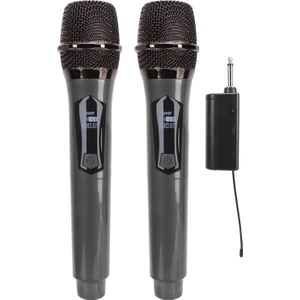 2 Adet Kablosuz Karaoke Mikrofonu 6.35MM Amfi Hoparlör Için ve Sahne Performansı Aktiviteler Için Tak ve Çalıştır Kablosuz Mikrofon Dış Mekan Kullanıma Uygun WN04 Gri Renk