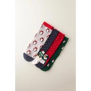 Katia & Bony Çocuk 4'lü Yılbaşı Temalı Soket Çorap