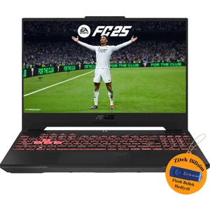 Tuf Gamıng A15 R7-7435HS 16GB Ram 512GB SSD 6gb RTX4050 15.6 144Hz Dos FA507NUR-LP034 ZI700 + Zitek 16 GB Flash Bellek