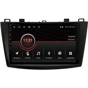 Mazda 3 (2011-2014) Android 14 Multimedya Carplay 10 Inch 4 GB Ram / 64 GB Hafıza CRV-4596XR