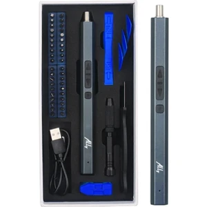 ally mobile Manyetik Ally 40 Elektrikli Kalem Tornavida Seti Mini Şarjlı Tornavida-Füme 2 Yıl 1 4.8 Volt 4.5 -