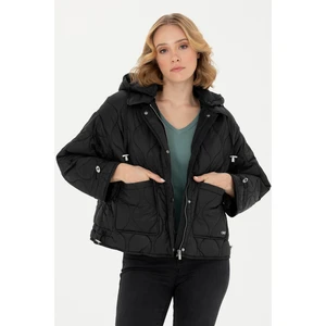 U.S. Polo Assn. Kadın Siyah Mont 50271335-VR046