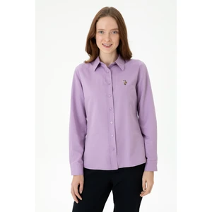 U.S. Polo Assn. Kadın Lila Gömlek Basic 50271935-VR034