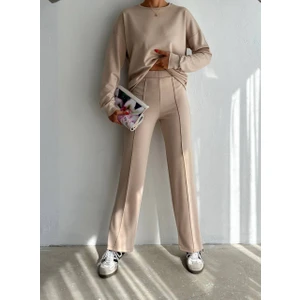 Modal Kumaş Pantolon ve Sweatshirt Takım