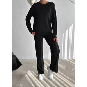 Modal Kumaş Pantolon ve Sweatshirt Takım