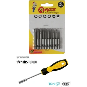 -Rıco Torx Bits Uç Takımı Adaptör Tutucu