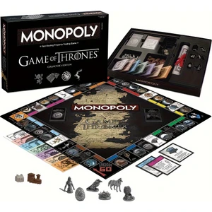 Aile Eğlencesi Için Deluxe Game Of Thrones Monopoly Premium Masa Oyunu (Yurt Dışından)