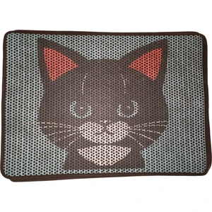 Nanbell Büyük Elekli Çift Katlı Kedi Kumu Paspası 75X59 cm Desenli No:6