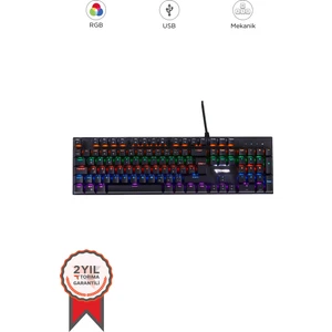 Tk-05 Kablolu Rgb Işıklı Gaming Klavye Siyah