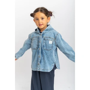 Oliven The Kid Unisex Kapüşonlu Kot Ceket