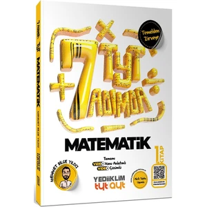 Yediiklim Yayınları TYT Yedi Adımda Matematik Video Konu Anlatımlı Video Çözümlü Soru Bankası - Mehmet Bilge Yıldız