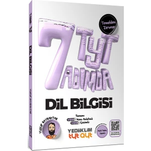 Yediiklim Yayınları TYT Yedi Adımda Temelden Zirveye Dil Bilgisi Video Konu Anlatımlı Video Çözümlü Soru Bankası - Yusuf Bayraktar
