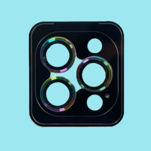 Turkuaz Dijital Pazarlama Apple iPhone 13 Pro/13 Pro Max Uyumlu Kamera Koruyucu Lens Mercek Çerçeveli 3'lü Set