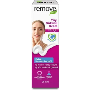 Tüy Dökücü Krem Yüz ve Dudak Çevresi İçin 25 ml Paraben İçermeyen Hassas Formül