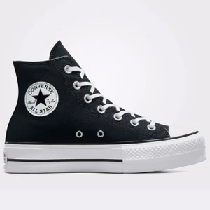CONVERSE Chuck Taylor All Star Platform Canvas 560845C Unisex SİYAH/BEYAZ Günlük Sneaker Ayakkabı