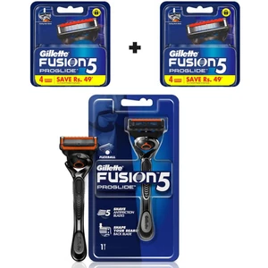 Fusion5 Proglide Flexball Tıraş Makinesi + Yedek Tıraş Bıçağı 4'lü  2 Adet