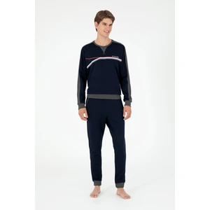 U.S. Polo Assn. Erkek Lacivert Pijama Takım 50301590-VR033