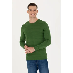 U.S. Polo Assn. Erkek Yeşil Kazak /Triko 50272122-VR054