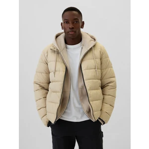 Erkek Bej Coldcontrol Puffer Şişme Mont