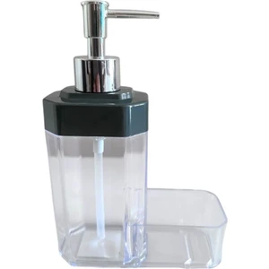 Ahlat Store Süngerli Mutfak Sabunluğu & Bulaşık Deterjanlığı Akrilik Sıvı Sabun Deterjan Şişesi