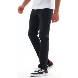 Hlt Jeans Erkek Antrasit Regular Fit Boru Paça Esnek Likralı Denim Jeans Kot Pantolon HLTHE001936K