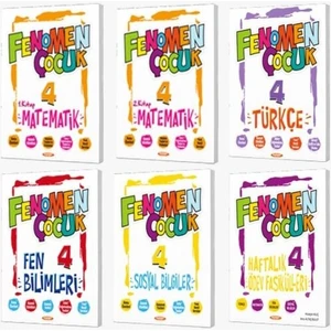 Fenomen Çocuk 4.sınıf Set (5 Kıtap) + Haftalık Ödev Fasıküllerı 6 Kitap