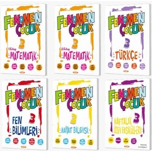 Fenomen Çocuk 3.sınıf Set (6 Kıtap) + Haftalık Ödev Fasıküllerı 6 Kitap