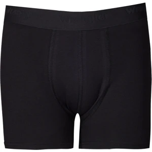 Regular Fit Normal Kesim Siyah Tekli Boxer