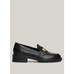 Tommy Hilfiger Deri Siyah Kadın Loafer FW0FW08257BDS