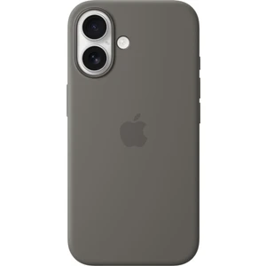 Apple iPhone 16 Silicone Case With Magsafe - Stone Gray