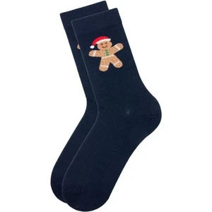 Erkek Yılbaşı Kurabiyeli Soket Çorap  ONL-02632