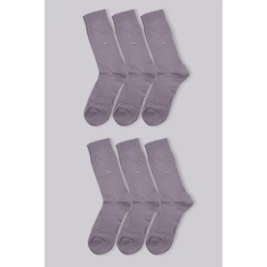 Erkek Pamuklu Yazlık 6lı Bej Soket Çorap ONL-02536